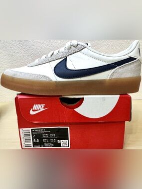 Nike Killshot 2 Sneakers Navy White Gum Sole Women’s 7 NIB Classic Minimalist